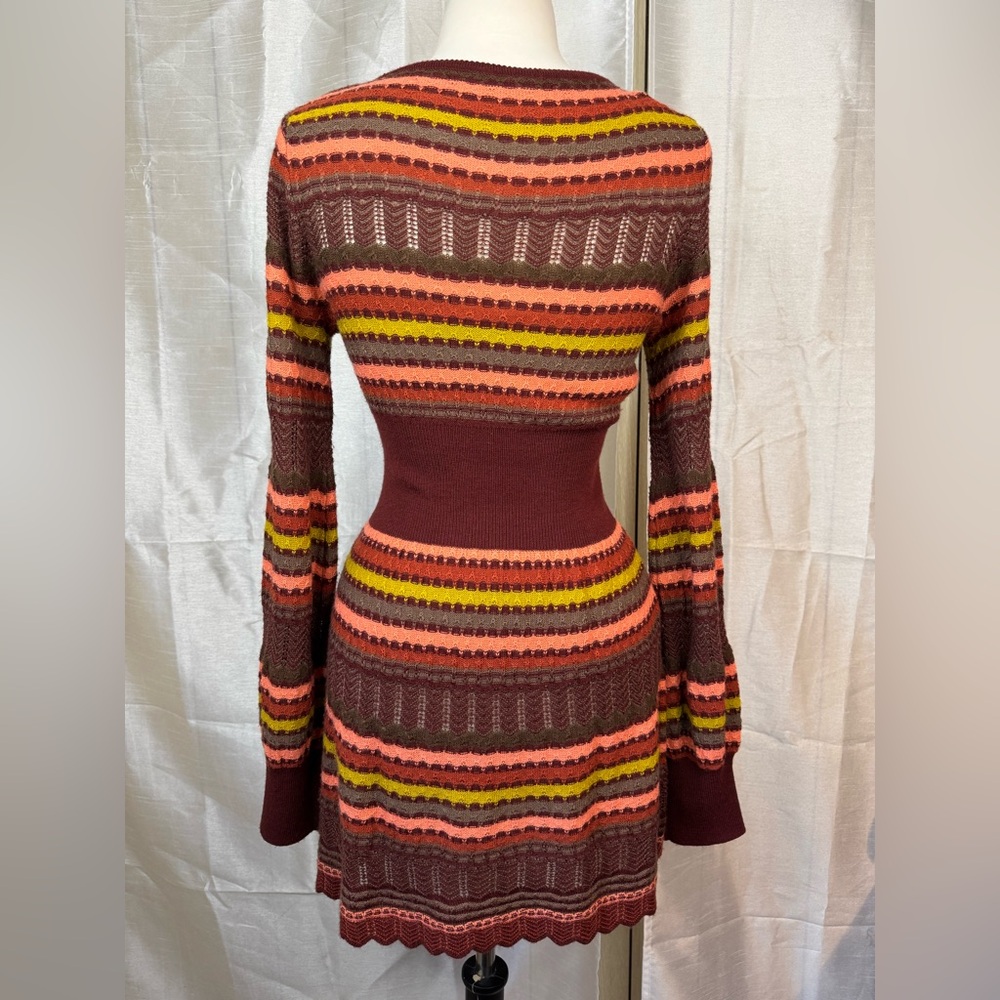 Free People Multicolor Striped Knit dress - Picture 4 of 11